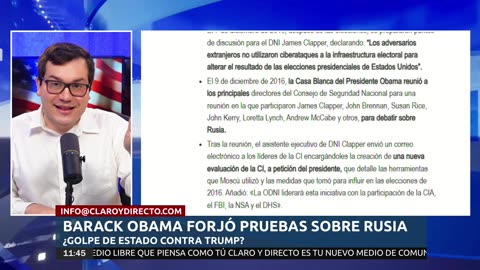 EN VIVO Revelan Documentos: Obama Involucrado en Investigación que buscaba acusar a Trump con Rusia |