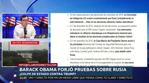 EN VIVO Revelan Documentos: Obama Involucrado en Investigación que buscaba acusar a Trump con Rusia |
