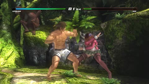 Dead or Alive 5 Last Round: Kasumi (costume 43) vs Ein - 4K