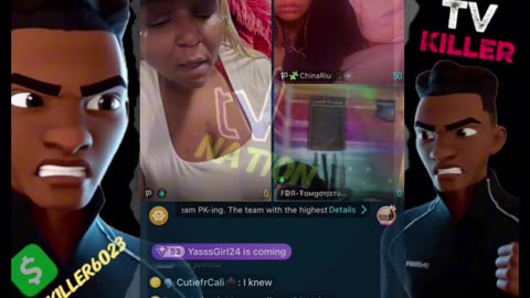 SISTA GIRL FAMGONATURAL & CHINA RED TALKS MESSY CALLER & GLAM