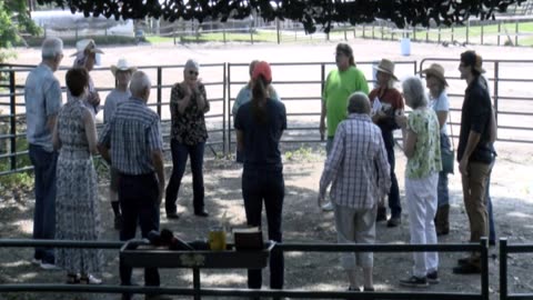 Skipper Calder & Cowboy-up Ministry bring horse training with a message at 11am.