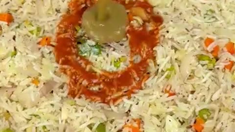 Instant Fried Rice 😋 Street~Style 🎧