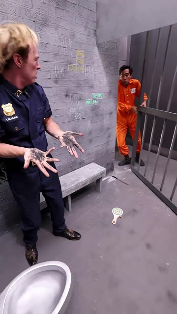 How Did He Escape This Prision cells😲😱🤭🫣🤣