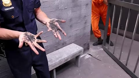 How Did He Escape This Prision cells😲😱🤭🫣🤣