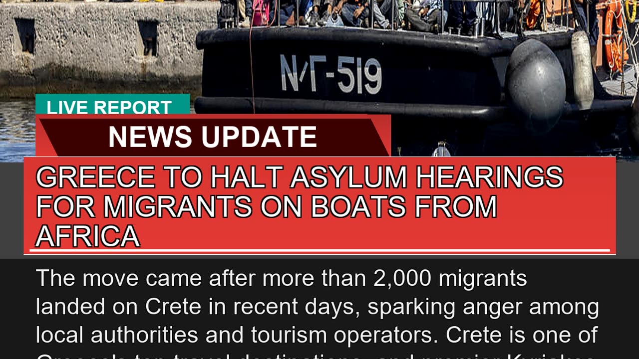 Greece to Halt Asylum Hearings for Migrants on Boa