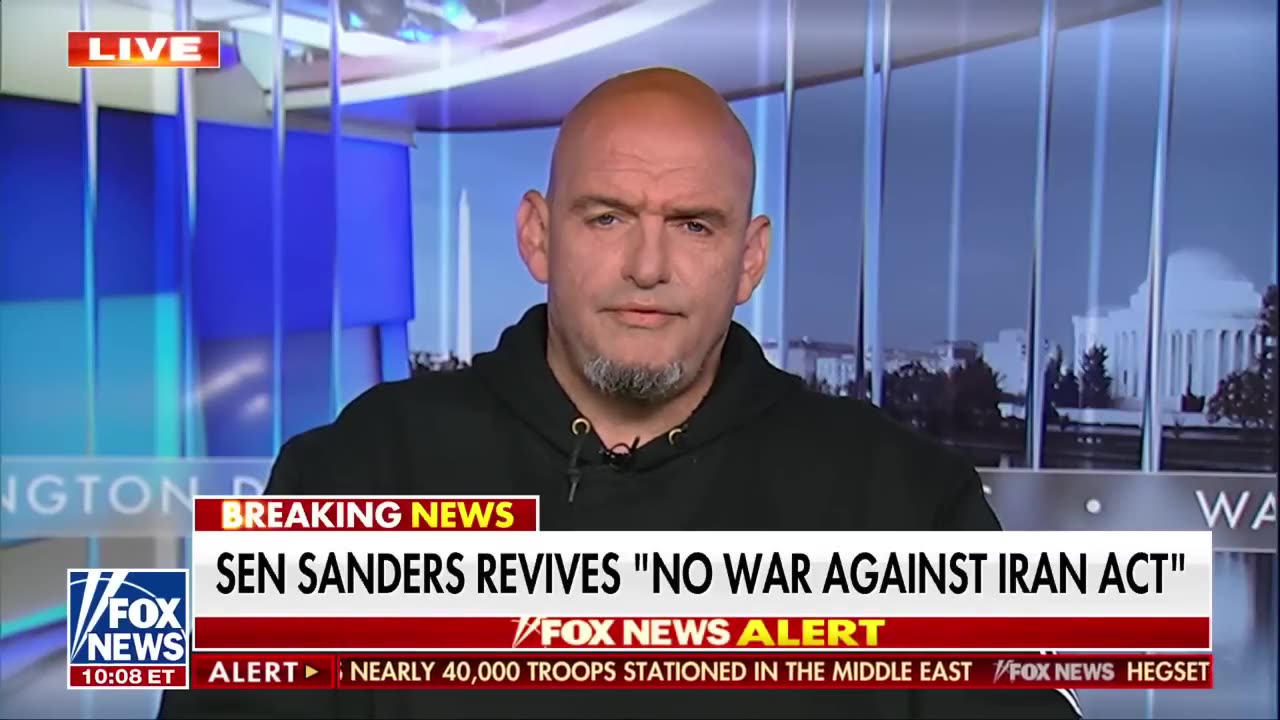 'SHOW NO MERCY' Fetterman doubles down on call for Israel to hold Iran 'accountable'