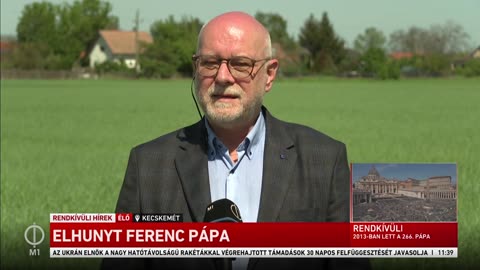 Meghalt Ferenc pápa - M1+ (2025. április 21.)