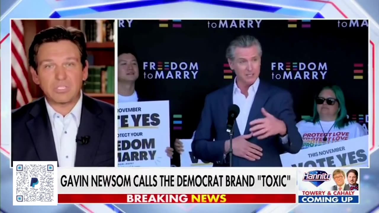 Gov Desantis - Democrat Party Has Become Toxic
