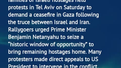 Israeli protest the media won't tell you about