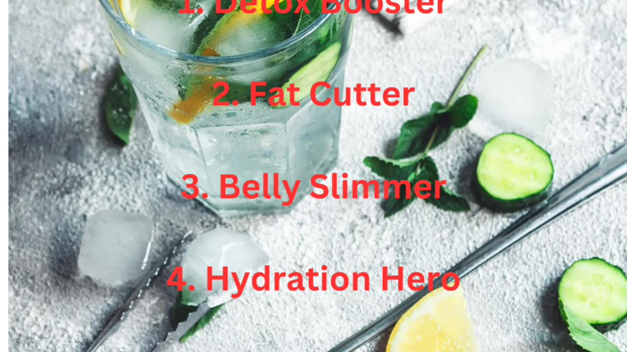 Cucumber & Lemon Water Magic | 7 Powerful Health Benefits