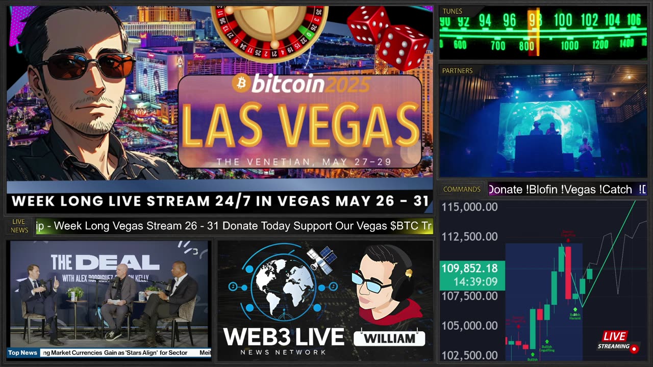 Day 1 LIVE from Vegas 6:30pm PST 🚨 24/7 Late Night Party!