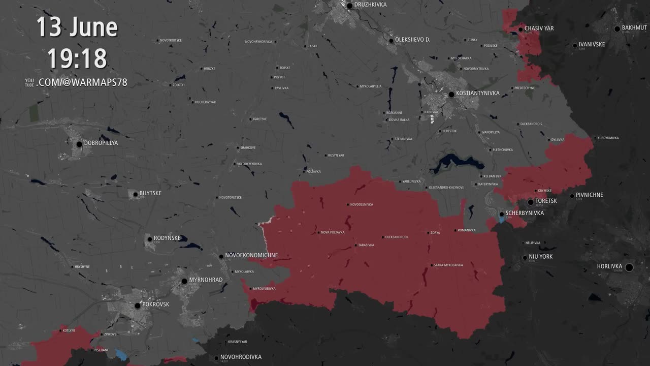 Battle Of Pokrovsk Animated Map • January To August 2025