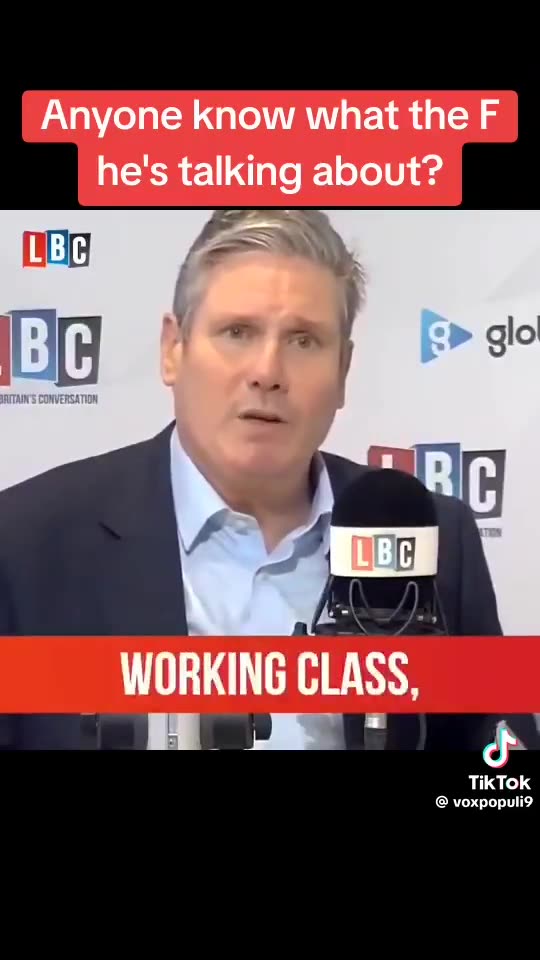 When Keir Starmer was asked to define working class off Nick Ferrari. 🙈