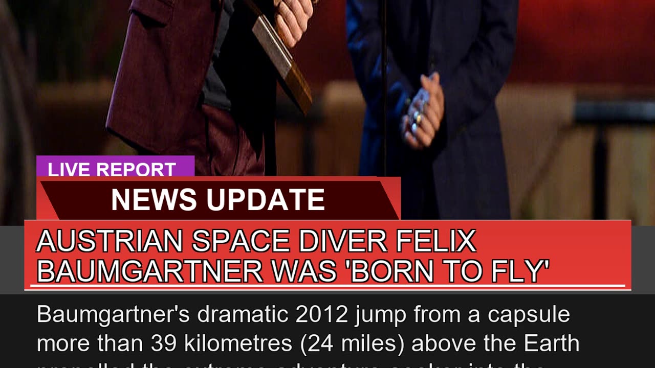 Austrian Space Diver Felix Baumgartner Was Born T