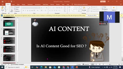 Content Writing Lecture # 08 By Mr-Quantum Mentor.