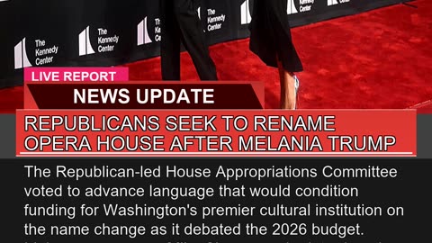 Republicans Seek to Rename Opera House After Melan
