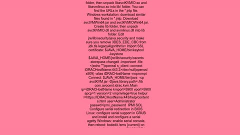 Dell iDRAC6 virtual console viewer from GNULinux command line