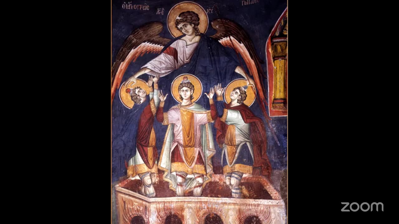 Ἀνάμεσα στὸ θηρίο καὶ στὸν Υἱὸ τοῦ ἀνθρώπου-Ἡ ἱστορία τῶν τριῶν παίδων