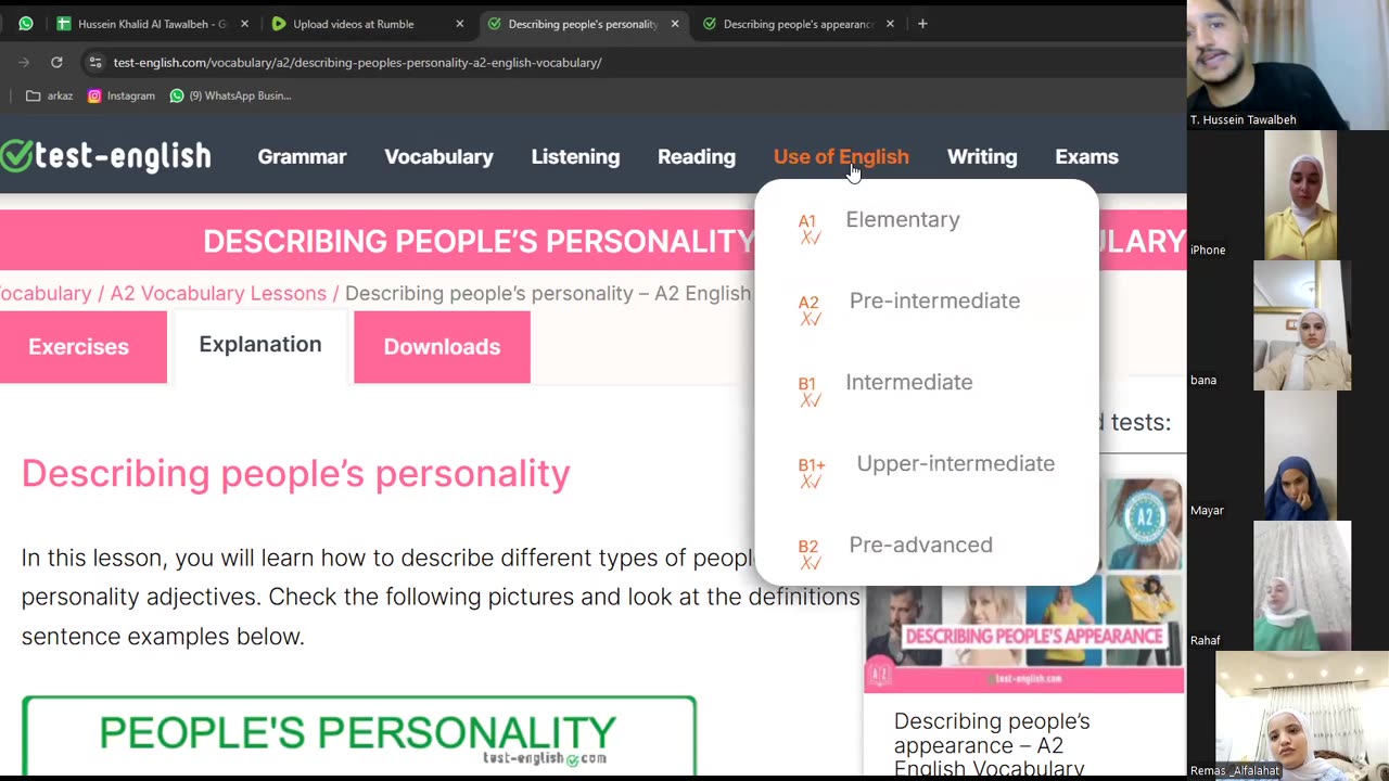 Fluent Learners-A2 (22) Describing people