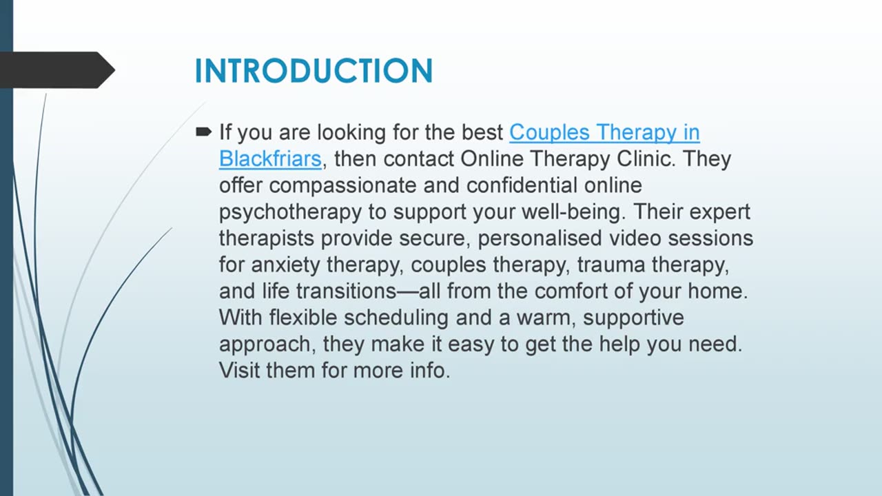 Best Couples Therapy in Blackfriars