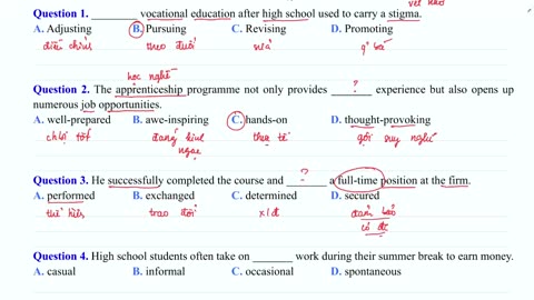 21. Bài 11 Từ vựng chuyên sâu Chủ đề Career Path