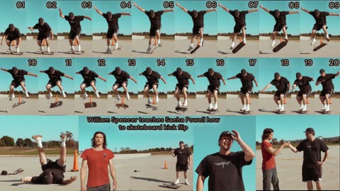 Prototype 122: William Spencer teaches Storror's Sacha Powell how to kick flip