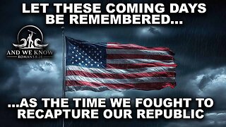 These COMING DAYS be REMEMBERED. 8-21-25-AT-2PM-CST-40-EST #TRUTH