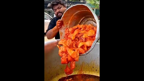 Cooking 100kg chicken
