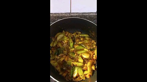 anchovies fish fry with cucumber and potato very healthy and good source
