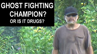 WTF! Crazy Dude Fighting Ghosts In Public! (BBT)