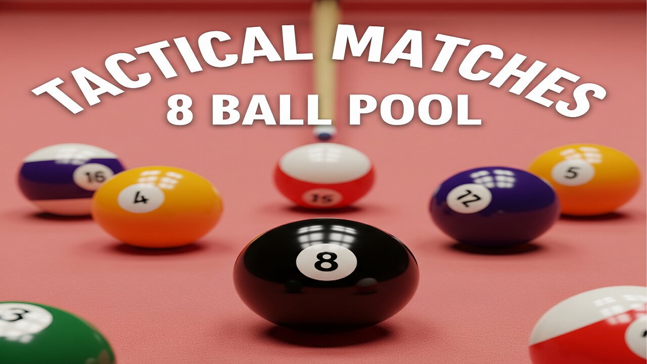 ✨ Tactical Matches Without Trick Shots | 8 Ball Pool