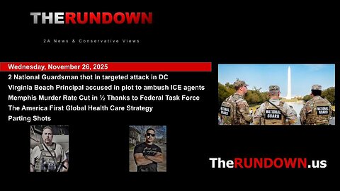 #1015 - Targeted Attack Results in Two National Guardsmen Being Shot