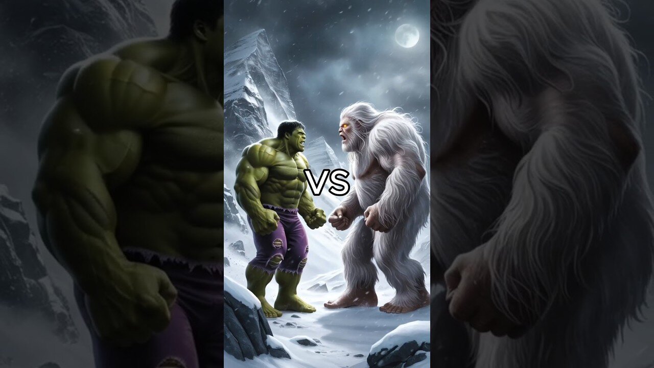 Hulk vs Godzilla vs Gaint Creatures King Kong, Werewolf, Dragon, Mummies, yeti, Aliens, witches