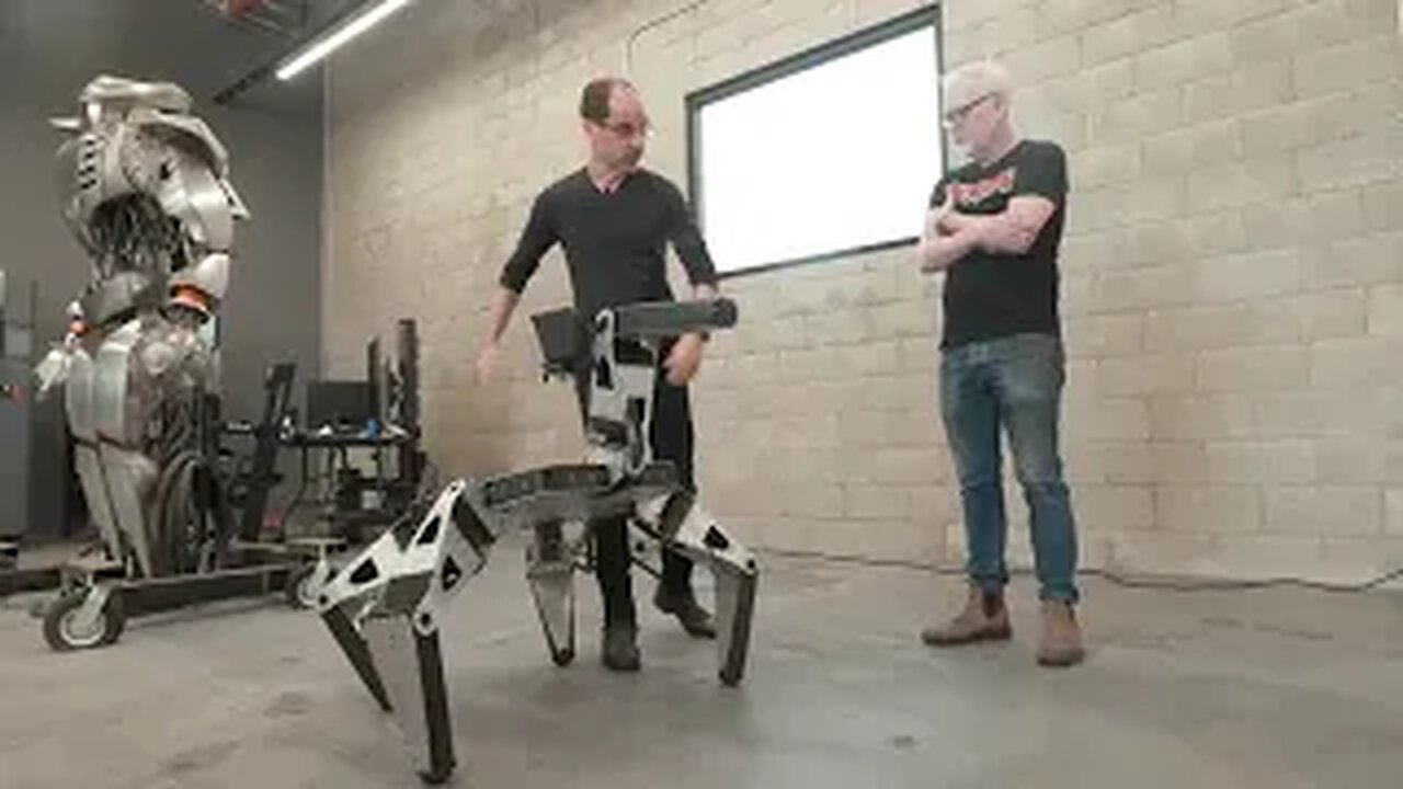 Just a Fun Cool Robot -- The Coolest Five-Legged Robot Adam Savage Has Ever Seen!