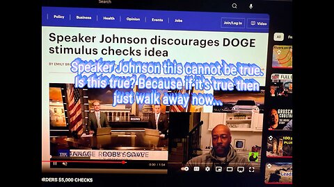 Speaker Johnson Is Either Very Smart or?