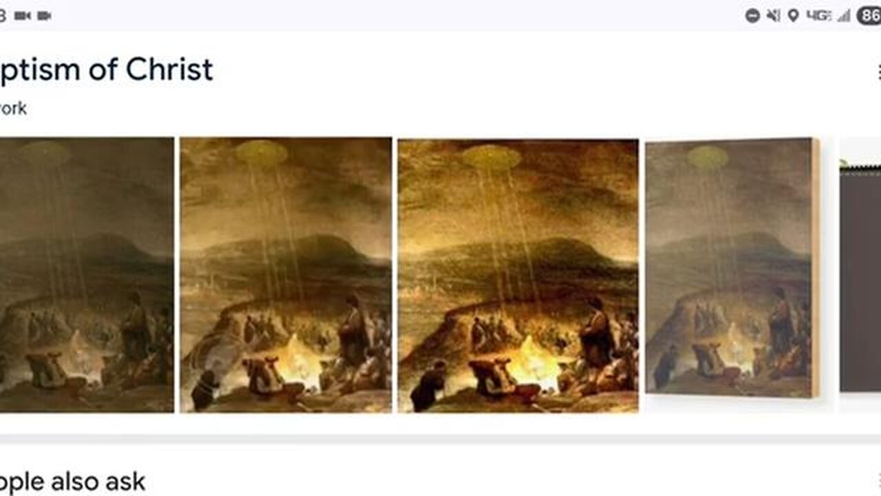 Chariot appeared during Baptism of Yahawashi and the Transfiguration!