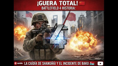 ¡GUERRA TOTAL! 🇨🇳 BATTLEFIELD 4 Historia: La Caída de Shanghái y el Incidente de Baku