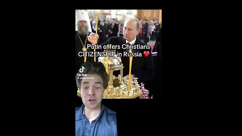 Putin offers Christians sanctuary in Russia - Applications accepted as of 9/1/24