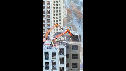 Japanese Building Demolition Will Leave You Speechless! 😱💥 #Unreal
