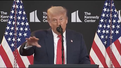 TRUMP❤️🇺🇸🥇🪽🕺🎊HOLDS REMARKS🤍🇺🇸🏅🪽🎙️AT KENNEDY CENTER IN WASHINGTON DC💙🇺🇸🏅🪽🩰🏩👨‍🎨⭐️