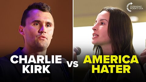 Progressive Student Tries to Blame America for Everything… Charlie Kirk Isn’t Having It 👀