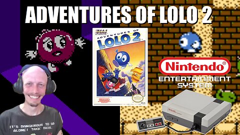 Adventures of Lolo 2 (NES): Rescue Princess Lala by Climbing a 50 Floor Tower to Battle King Egger