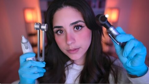 ASMR | Fast Ear Exam_ Hearing Test and Ear Cleaning 🧼