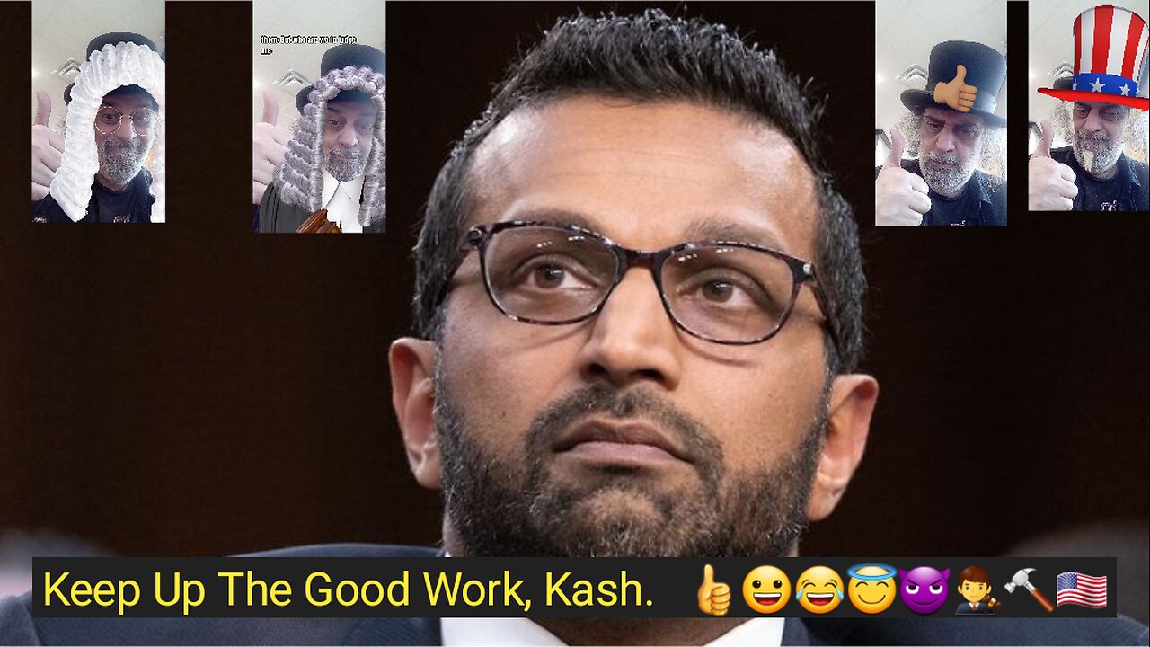 Kash Patel Has Three Arrested For Treason. 👍😀😂😇😈👨⚖️🔨🇺🇸