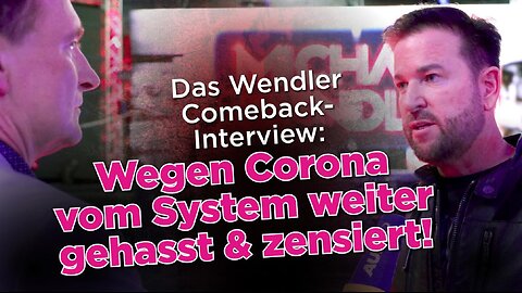 Wegen Corona-Aufklärung zensiert, gehasst und boykottiert – Wendlers Comeback-Interview bei AUF1