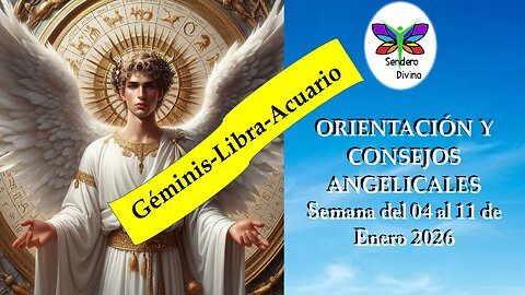😊 ORIENTACIÓN Y CONSEJOS ANGELICALES 😊 Semana del 05 al 11 de Enero 2026