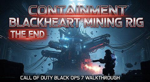 Containment. Blackheart Mining Rig. The end ► Call of Duty Black OPS 7 walkthrough