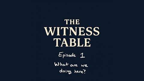 Episode 1 - What Are We Doing Here?