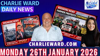CHARLIE WARD DAILY NEWS WITH CHARLIE WARD & DREW DEMI MONDAY 26TH JANUARY 2026
