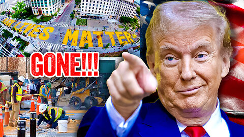 Trump Orders RETURN of Monuments as BLM Plaza ERASED!!!